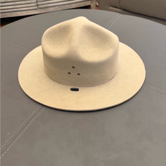 Stratton NPS F44 Self-Forming Felt Tan Hat 7 1/2 - Picture 1 of 7